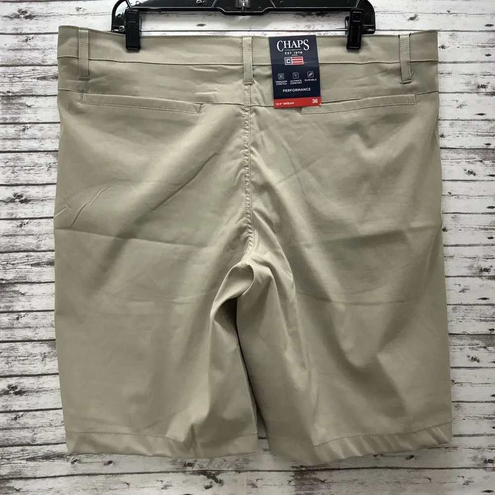 Chaps Performance Golf Shorts Men's 36 X 10.5